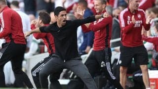 ダービー完勝のアーセナル、指揮官は開幕3連敗時のファンの支えを誇る「困難な時に仲間がいてくれたことが幸運だった」