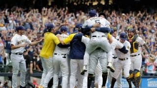 【MLB】ブルワーズが3年ぶり4度目の地区優勝　16連勝のカージナルスに7ゲーム差付け独走