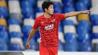 菅原由勢が2アシスト含む3ゴールに絡む大活躍！“べた褒め”の現地記者から全然英語で応対