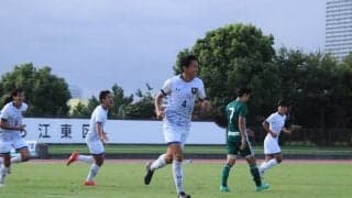 【ソッカー部（男子）】３発快勝で待望の後期初勝利！残り６節死力を尽くす　第１７節V立正大