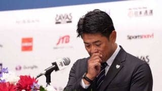 侍ジャパン稲葉監督、退任会見で大粒の涙　重責支えた家族に感謝「私の最大の理解者」