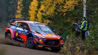 WRCフィンランド：シェイクダウンはヒュンダイのタナックがトップ。ブリーンが2番手で続く