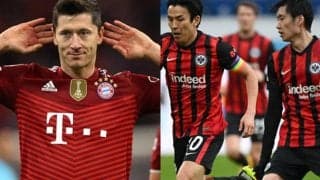 【ブンデス第7節プレビュー】鎌田&長谷部がバイエルンに挑戦