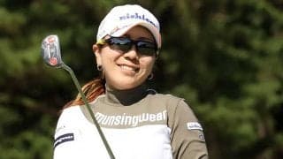 宮里美香、“新婚パワー”で連日好スコア「ゴルフ好きな人。練習も一緒、家事も分担」