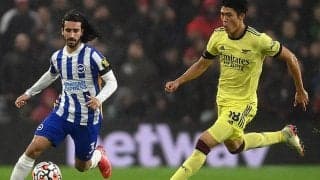 アーセナルは好調ブライトンに辛くもドローで連勝ストップ…フル出場の冨安はククレジャに苦戦…《プレミアリーグ》