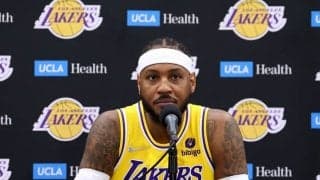 レイカーズにおける役割を語るカーメロ「チームが必要とすることなら何でもやるさ」