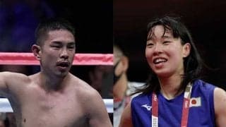 金メダルをかけた井岡一翔、入江聖奈と“最強2ショット”に脚光「素敵な1枚」「凄い」