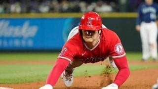 【MLB】大谷翔平、日本人メジャー最多94四球　10戦ノーアーチ、HRトップと3本差で最終戦へ