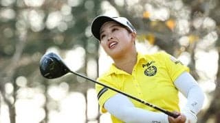 2位キープの西郷真央「いい締めくくりできれば」　10代最後の大会でツアー初Vなるか
