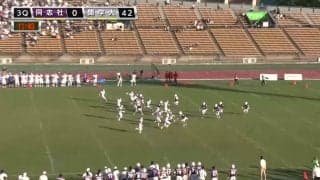 同志社大学vs関西学院大学（たけびしスタジアム京都）