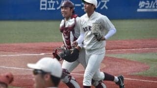 西垣雅矢志願の完封＆岩本久重4打点の活躍！連日の打線爆発で早大が連勝【10/3　秋季東京六大学野球 東京大学vs早稲田大学】