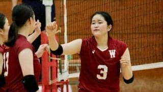 ３セット全て接戦も及ばず　敬愛大にストレート負けで秋季リーグ初黒星