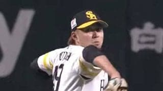 「モイネロ憑依」「完全覚醒」　鷹ロマン左腕、157キロ＆消える魔球の“雄叫び救援”