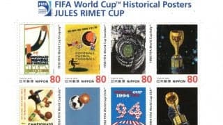大住良之の「この世界のコーナーエリアから」第79回「ワールドカップ、ポスターは世に連れ…」(4)「記念切手を見て心に浮かぶ『暮らしにくさ』」