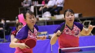 【Tリーグ】神戸松蔭女子学院大の“ツインエース”枝廣瞳・鶴岡菜月、トップ名古屋と契約