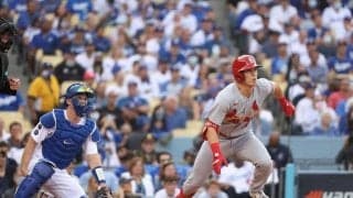 【MLB】「変なヤツいる」　WCゲームに現れた謎の“まんまる顔面君”　後ろの観客は大迷惑