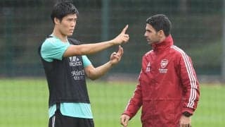 「笑顔になる」デビュー月に最優秀選手賞の冨安健洋、アルテタ監督が改めて称賛「とても感銘を受けた」