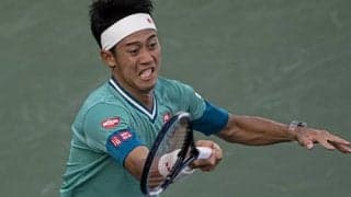 錦織 復帰後初戦は逆転勝ち