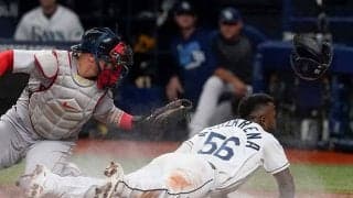 【MLB 地区S】レイズ先勝、PO男アロサレーナがソロ弾＆本盗と大暴れ　“天井直撃弾”の珍事も…