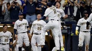 【MLB 地区S】ブルワーズが先勝、ブレーブスとの接戦制す　アストロズは2連勝で突破王手