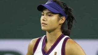  初戦敗退ラドゥカヌ「教訓に」 