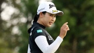 小祝さくら、首位で並ぶアマ佐藤心結を警戒「練習を見た。凄くショットに安定感ある」