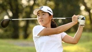 高3のアマ佐藤心結が首位「このまま優勝を」　サッカーも陸上も野球もやった万能少女