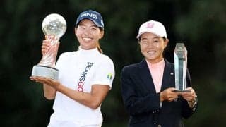 渋野日向子にPOで惜敗　ピン直撃の不運も、アマ佐藤心結は“充実”の涙「やりきった」