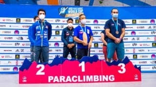 パラクライミングW杯で53歳・小林幸一郎が優勝