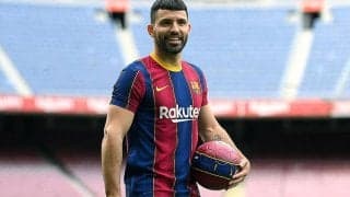 バルセロナに朗報!　アグエロ＆デンベレが一部トレーニングに復帰