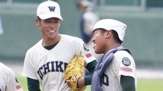 【ドラフト】市和歌山ドラ1コンビは「カップルかよ」　会見中の“イチャイチャ”が「かわいすぎ」