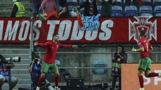 C・ロナウドがハットのポルトガル、首位セルビアを追走《カタールW杯欧州予選》