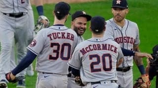 【MLB 地区S】アストロズ、5年連続リーグ優勝決定S進出　アルトゥーベ3安打3打点、打線4戦31得点