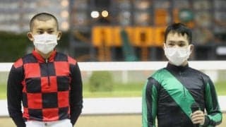 【YJSトライアルラウンド川崎】勝利の古岡騎手と七夕騎手