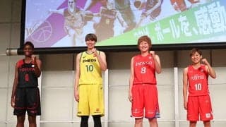 Wリーグ開幕会見…馬瓜エブリン、渡嘉敷来夢、髙田真希、町田瑠唯が熱い戦いを約束