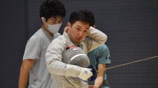 【フェンシング部】 男子サーブルで飯田が４位