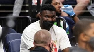 オフに骨折した右足を手術したペリカンズのザイオン・ウィリアムソンが開幕週を欠場