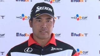 松山英樹、ショットやパットに良し悪しあるも「ノーボギーで上がれたのは良かった」