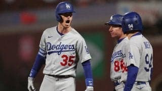【MLB 地区S】ドジャースが2年連続でリーグ優勝決定シリーズへ進出　最終戦でジャイアンツ下す
