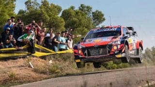 WRCスペイン：初日トップはヒュンダイのティエリー・ヌービル。勝田貴元はSS1でリタイア