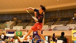 【バドミントン部男子】全日本インカレ２回戦、明治大に敗北