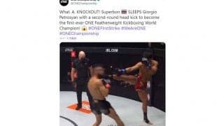 戦慄ハイキックで完全に失神　元K-1王者も驚くKO劇に海外反響「ビッグ・サプライズだ」