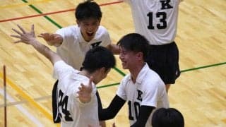 【バレーボール部男子】　びわスポ大にストレート勝ちで、開幕４連勝！