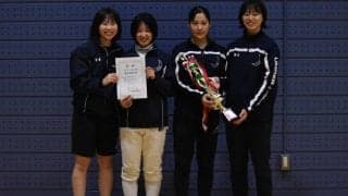 【フェンシング部】女子フルーレ優勝、団体戦で男女揃ってインカレ出場！