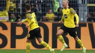 復帰ハーランドが2発、ドルトムントがマインツに勝利で暫定首位浮上《ブンデスリーガ》