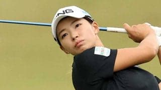 渋野日向子「恥ずかしいです」　初のチェックスカート姿に注目「とっても似合ってる」