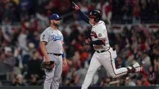 【MLB 優勝決定S】ブレーブスがサヨナラ勝ち！　4番ライリーの一打で昨季世界一ドジャースに先勝
