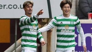 「更なる高みを目指して」先制点の起点となった古橋亨梧がセルティックファンへ感謝＆意気込み