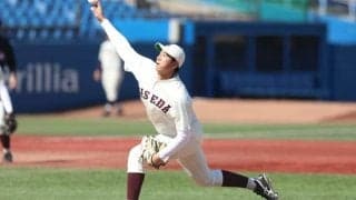 西垣が先発３試合連続完封で連続無失点を30イニングに伸ばす　明治に２連勝で奇跡の逆転Ｖへ／明大２回戦詳報