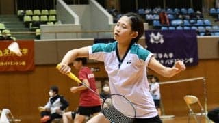 【バドミントン部女子】松岡主将が関学最高成績となる全日本ベスト３２